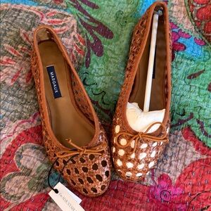 Margaux New in Box The Woven Demi style leather saddle color 36M